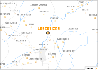 map of Las Cotizas