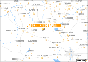 map of Las Cruces de Purnio