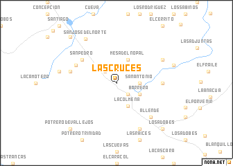 map of Las Cruces