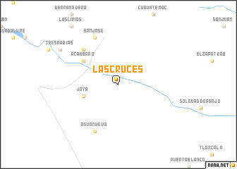 map of Las Cruces