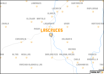 map of Las Cruces