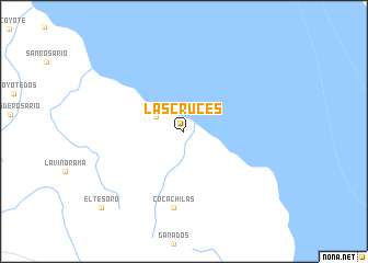 map of Las Cruces