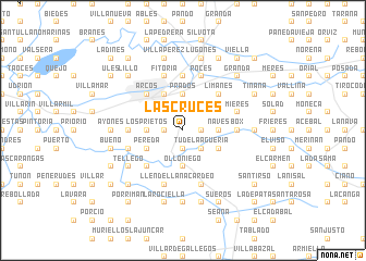 map of Las Cruces