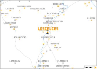 map of Las Cruces