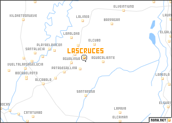 map of Las Cruces