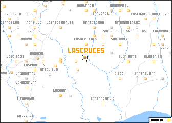 map of Las Cruces