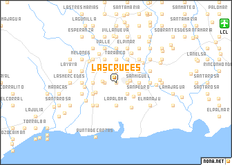 map of Las Cruces