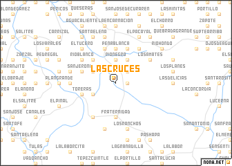 map of Las Cruces