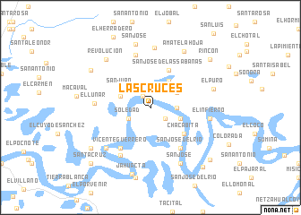 map of Las Cruces