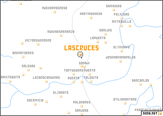 map of Las Cruces