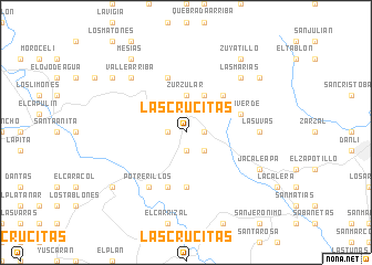 map of Las Crucitas