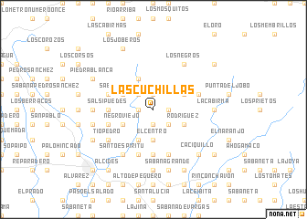 map of Las Cuchillas