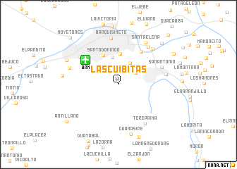 map of Las Cuibitas