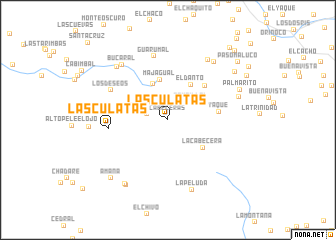 map of Las Culatas