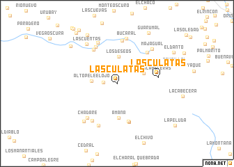 map of Las Culatas