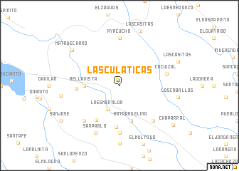 map of Las Culaticas