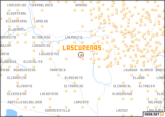 map of Las Cureñas