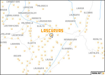 map of Las Curvas