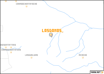 map of Las Damas