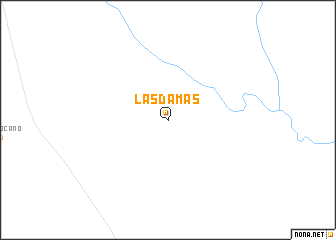 map of Las Damas