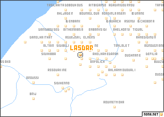 map of Lasdar