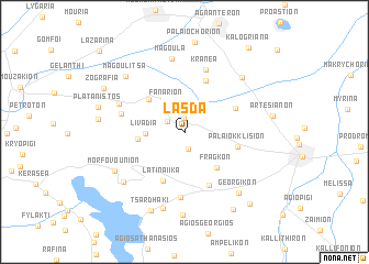 map of Lásda