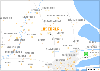 map of La Sebala