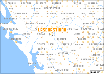 map of La Sebastiana