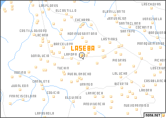 map of La Seba