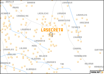 map of La Secreta