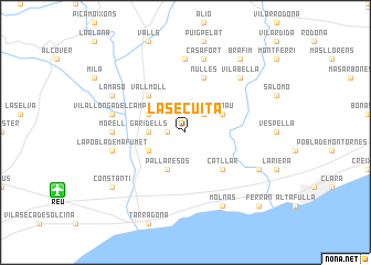 map of La Secuita