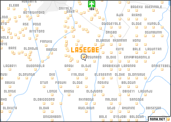 map of Lasegbe