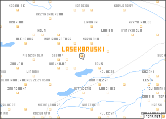 map of Lasek Bruski