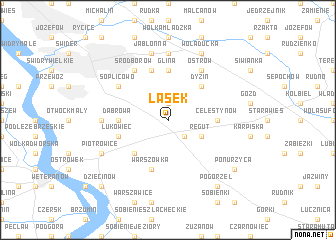 map of Lasek