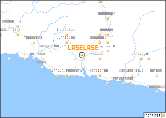 map of Laselase