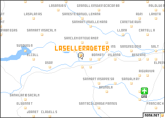 map of La Sellera de Ter