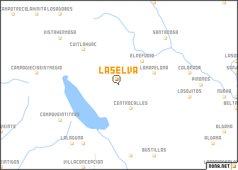 map of La Selva