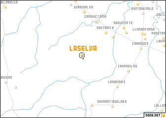 map of La Selva