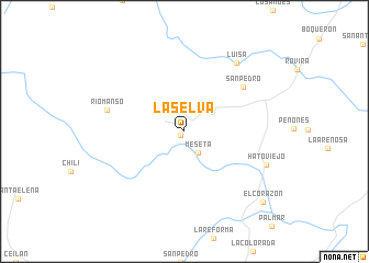 map of La Selva