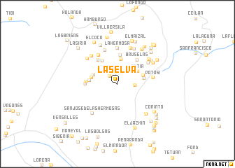 map of La Selva