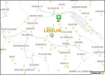 map of La Selva