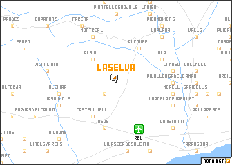 map of La Selva