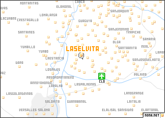 map of La Selvita