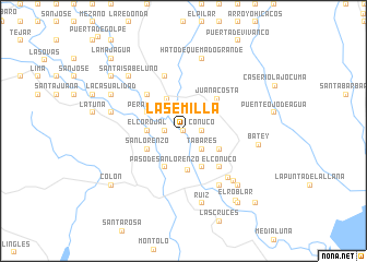 map of La Semilla