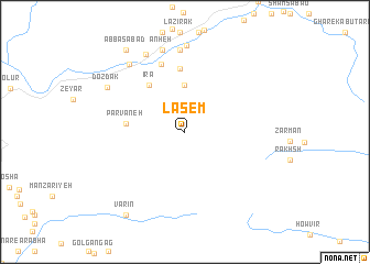 map of Lāsem