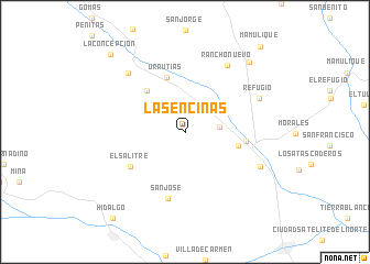 map of Las Encinas