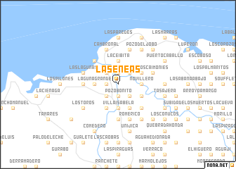 map of Las Eneas