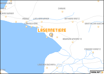 map of La Sennetière