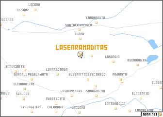 map of Las Enramaditas