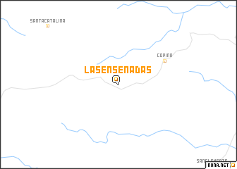 map of Las Ensenadas